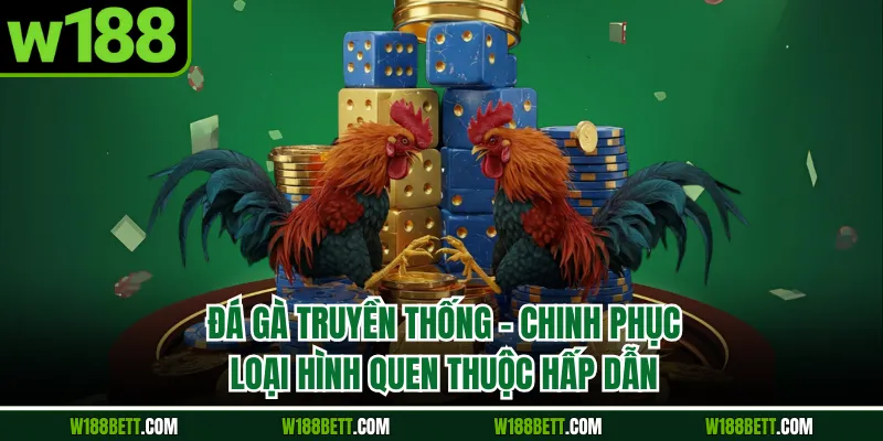 Đá Gà Truyền Thống - Chinh Phục Loại Hình Quen Thuộc Hấp Dẫn