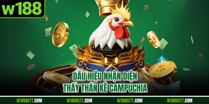 Dấu hiệu nhận diện thấy thần kê Campuchia